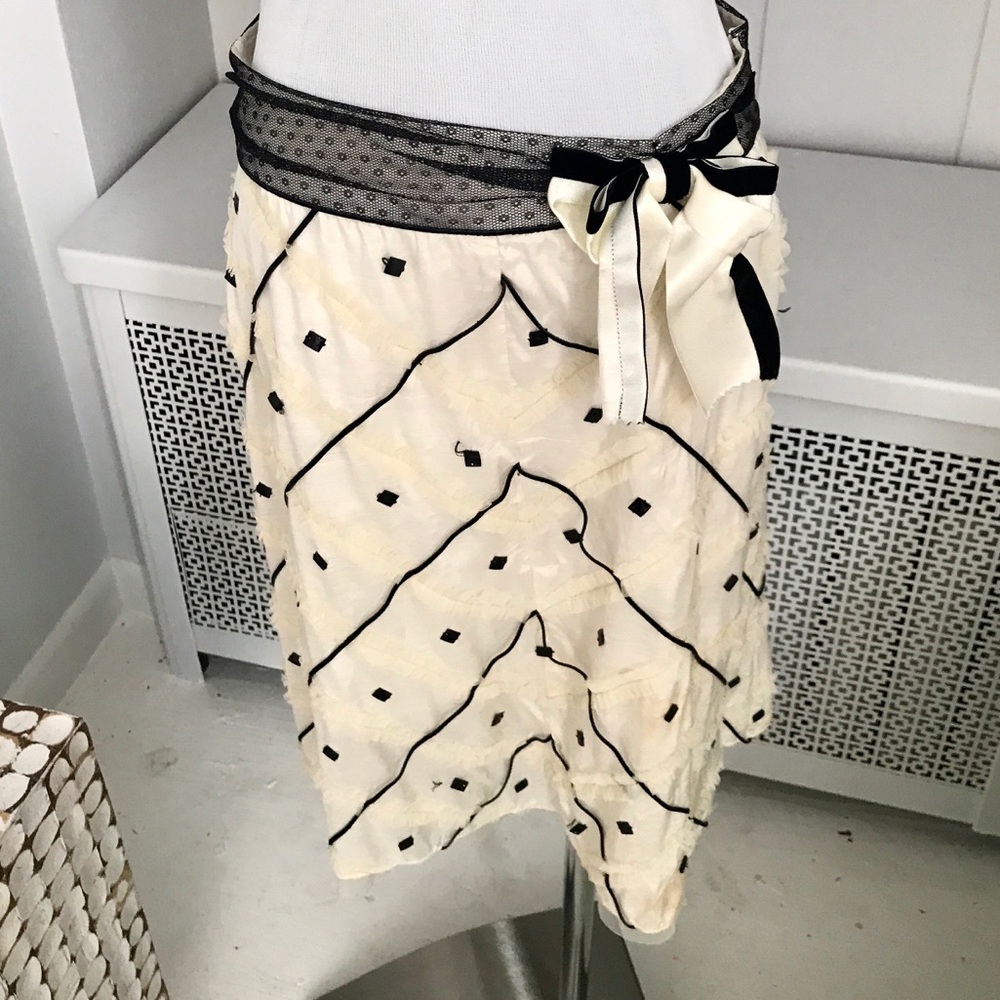 Vintage Free People Silk Skirt